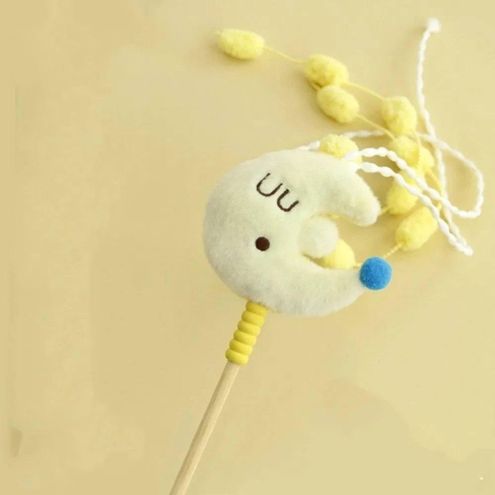 Funny Cartoon Stars Cat Teaser Stick