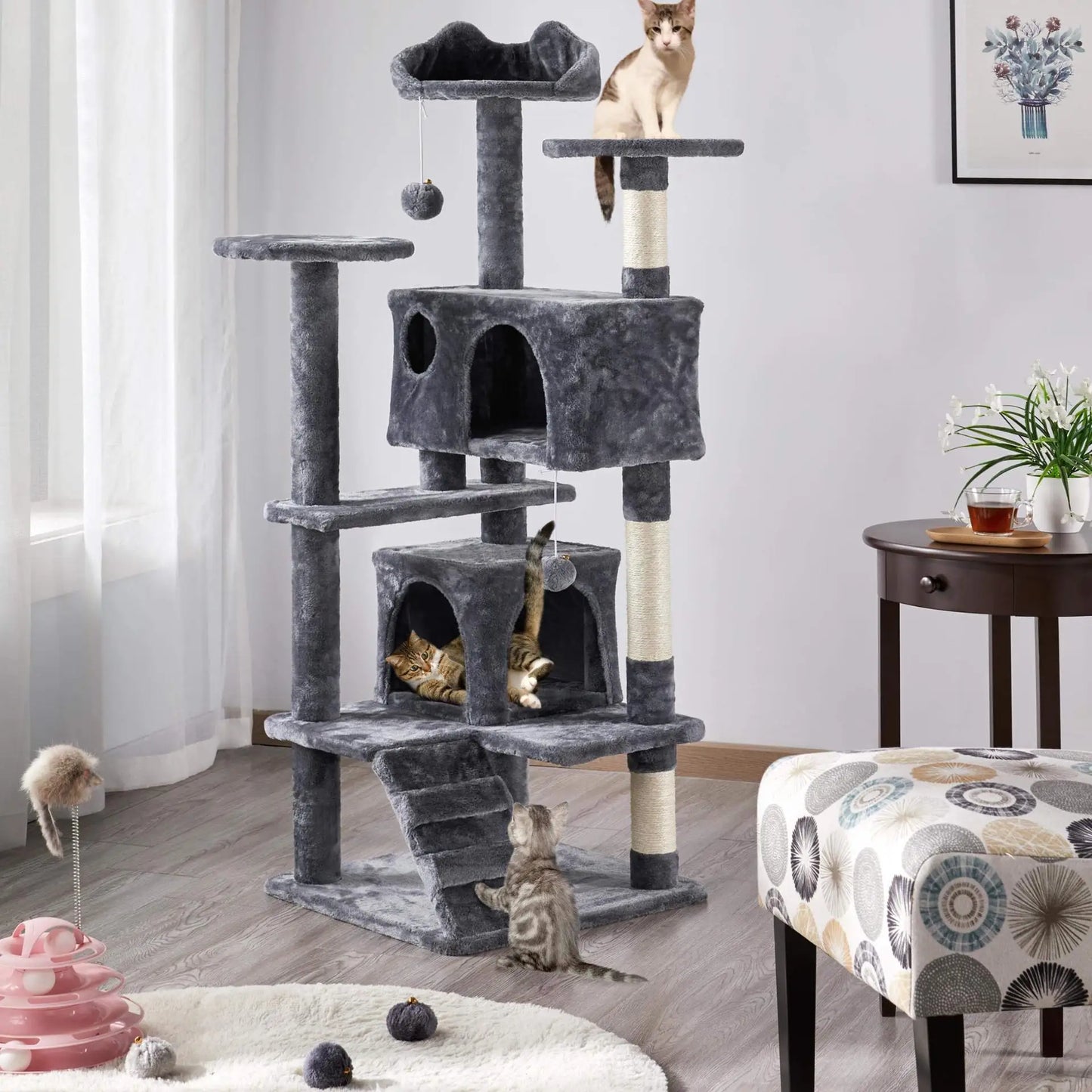Large Cat Tree for Indoor Tall Tower