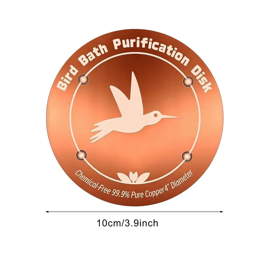 Bird Bath Copper Disk