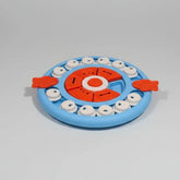Pizza Puzzle Treat Toy for Dogs & Cats – Interactive Slow Feeder-Blue
