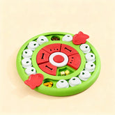Pizza Puzzle Treat Toy for Dogs & Cats – Interactive Slow Feeder-Green