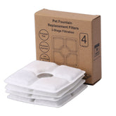 YES4PETS 8 x Pet Dog Cat Fountain Filter Replacement Activated Carbon Ion Filtration System Dispenser Compatible