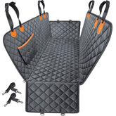 Heavy Duty Dog Car Seat Cover with Side Flaps, Waterproof Pet Back Seat Cover, Non-Slip Scratchproof Dog Hammock for Cars, Trucks and SUVs