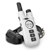 Professional 2-in-1 Dog Training & Anti-Bark Collar with Remote - Rechargeable, 3 Modes & 0-99 Levels(white)