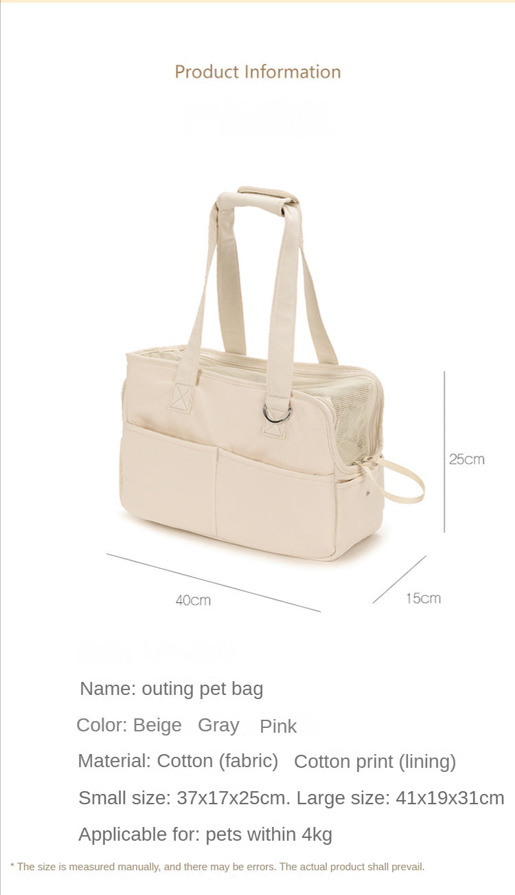 Large Capacity Puppy Carrier Bag