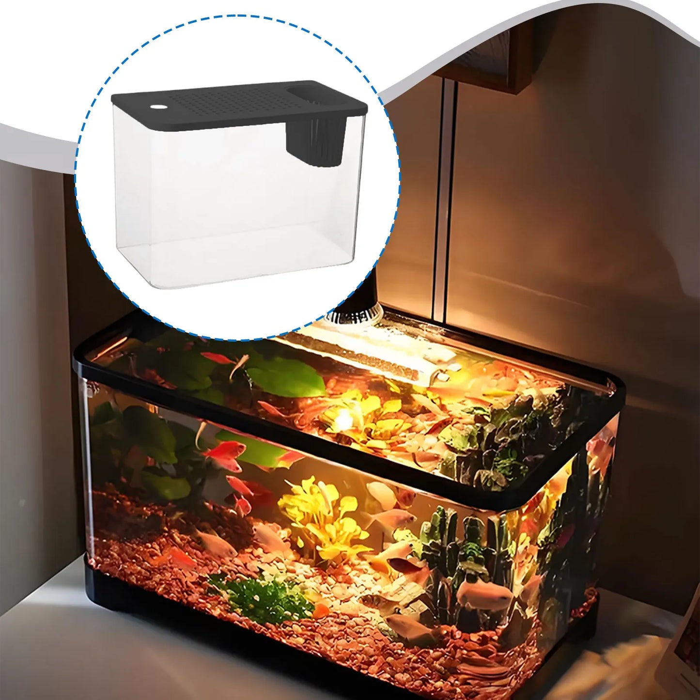 Reptile Terrarium Clear View Breeding Tank