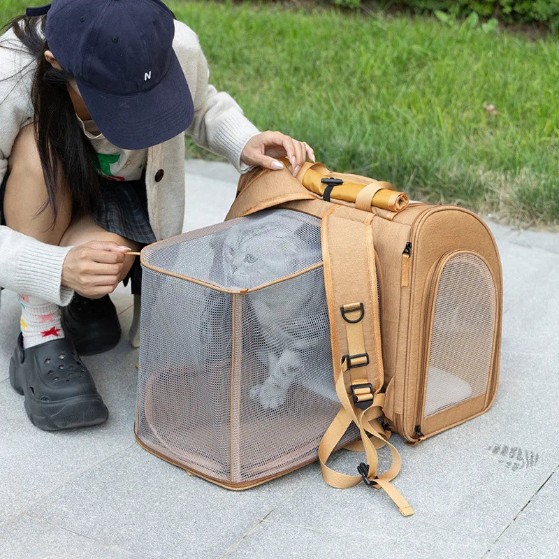 Breathable Mesh Cat Bag