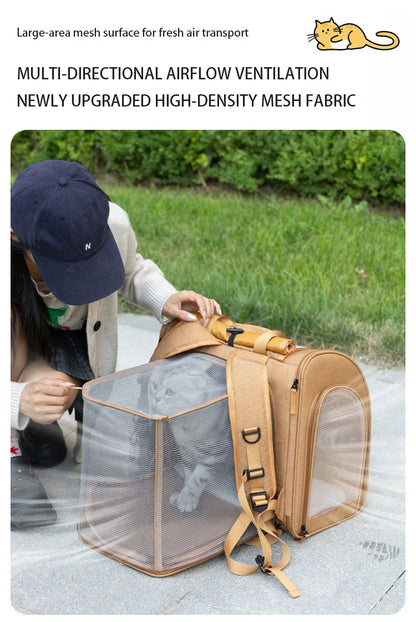 Breathable Mesh Cat Bag