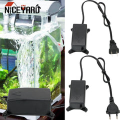 NICEYARD Ultra Low Noise Mini Fish Tank Oxygen Pump Aquarium Air Pump Fish Tank Air Compressor Oxygen Pump Aquarium