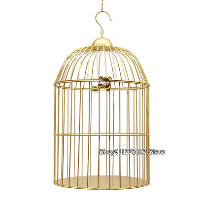 European retro iron bird cage