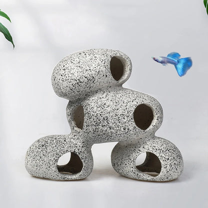 Aquarium Rock Cave Fish Tank
