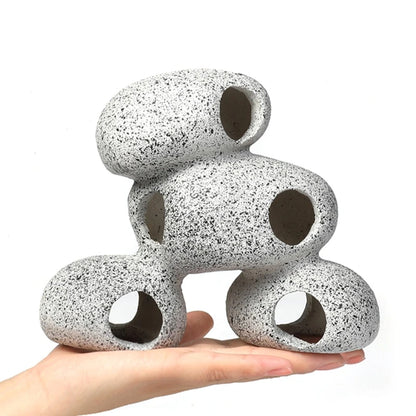 Aquarium Rock Cave Fish Tank
