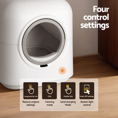 i.Pet Automatic Cat Litter Box Smart Self-Cleaning Large Cat Litter Box Kitty Toilet App Control