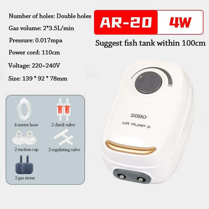Ultra Silent Aquarium Air Pump