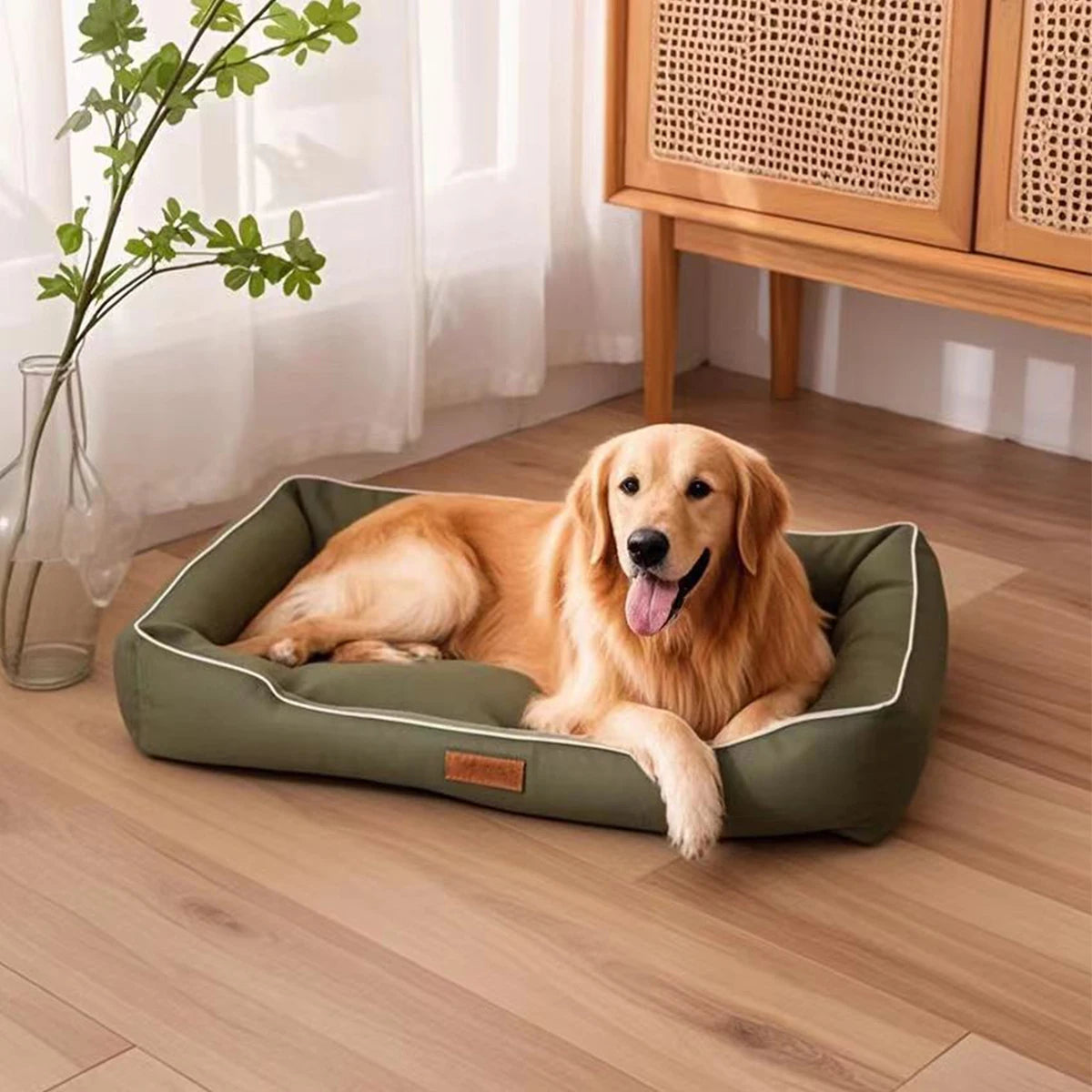 Four Season Square Dog Bed for Large Dog