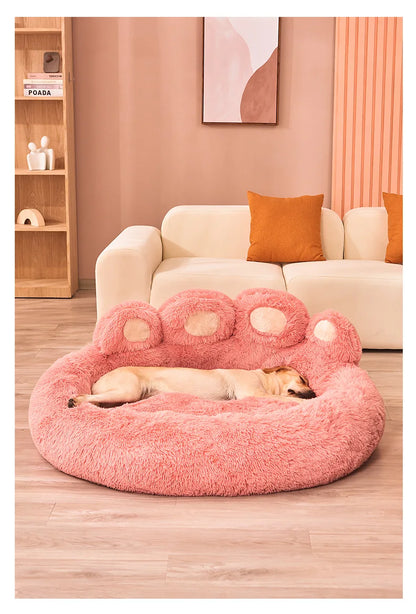 Winter Warm Fluffy Dog Bed