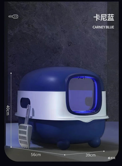 Automatic Self-Cleaning Fully Enclosed Smart Cat Litter Box