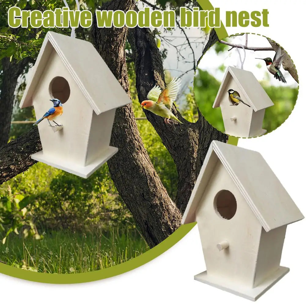 Wooden Mini Bird Cage