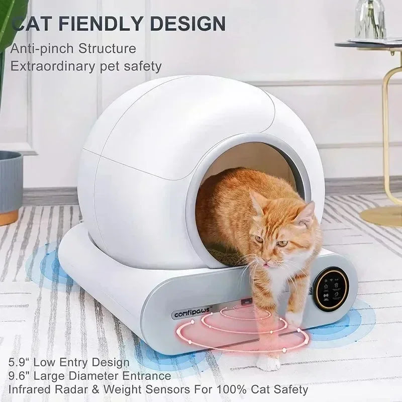 65L Automatic Intelligent Cat Litter Pan