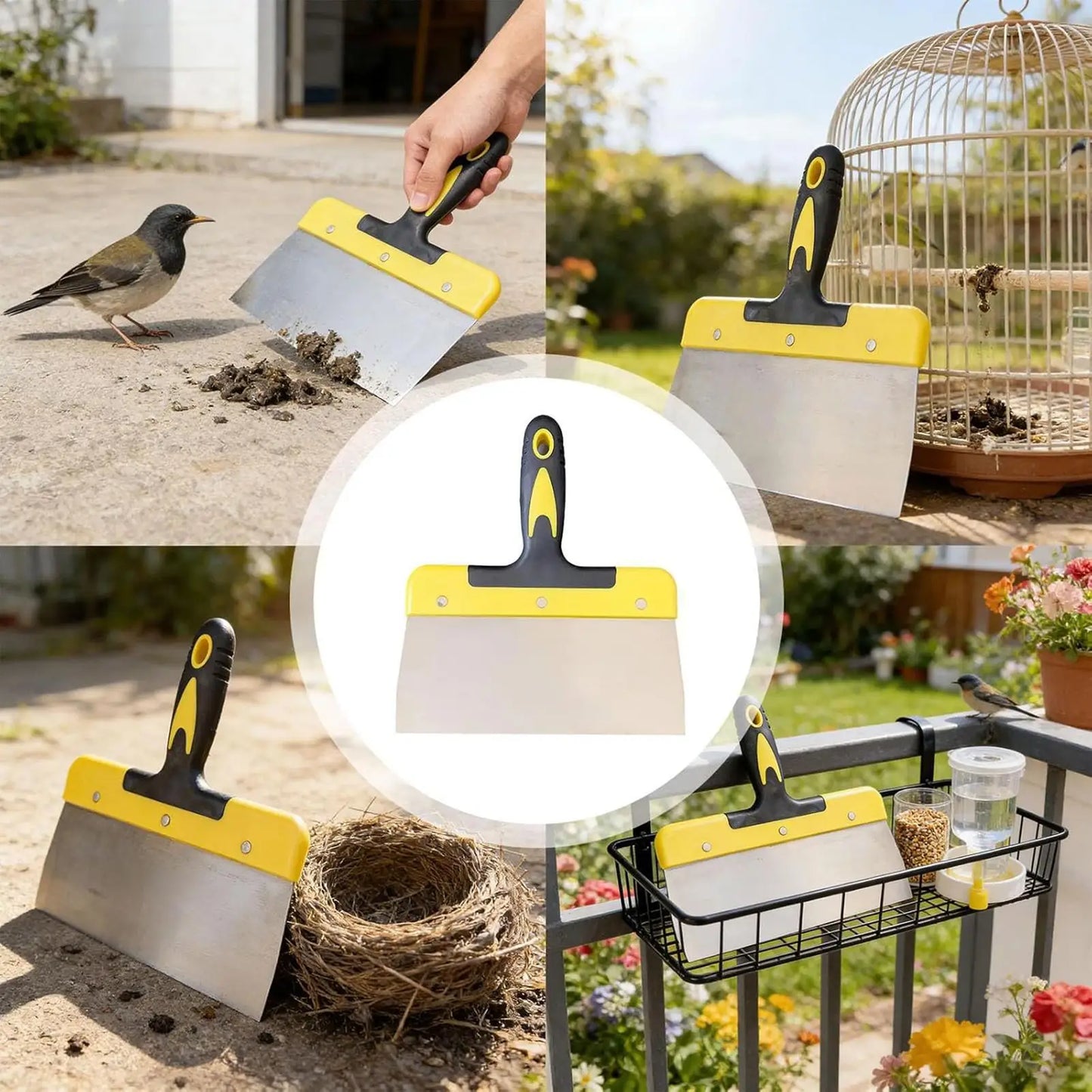 Pigeon Poop Cleaning Scraper