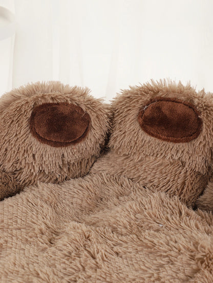 Winter Warm Fluffy Dog Bed