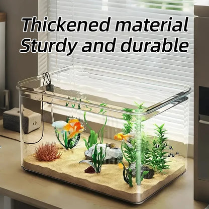 Transparent Aquarium Creative Desktop Fish Tank