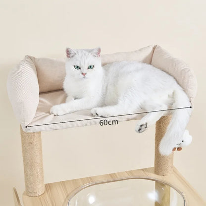 Large Wooden Cat Tree House