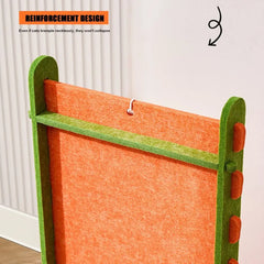 Vertical L-Type Cat Scratch Board Anti-Scratch Felt Cat Climbing Frame Abrasion-resistant Nest Integrated Cat Toy Supplies
