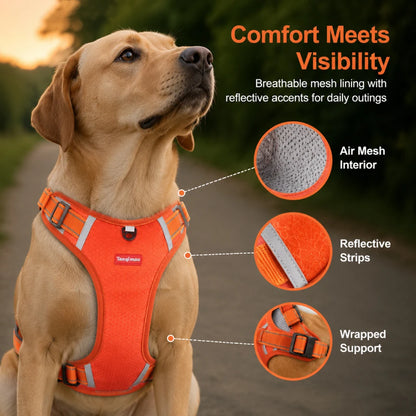 Adjustable Reflective Dog Harness