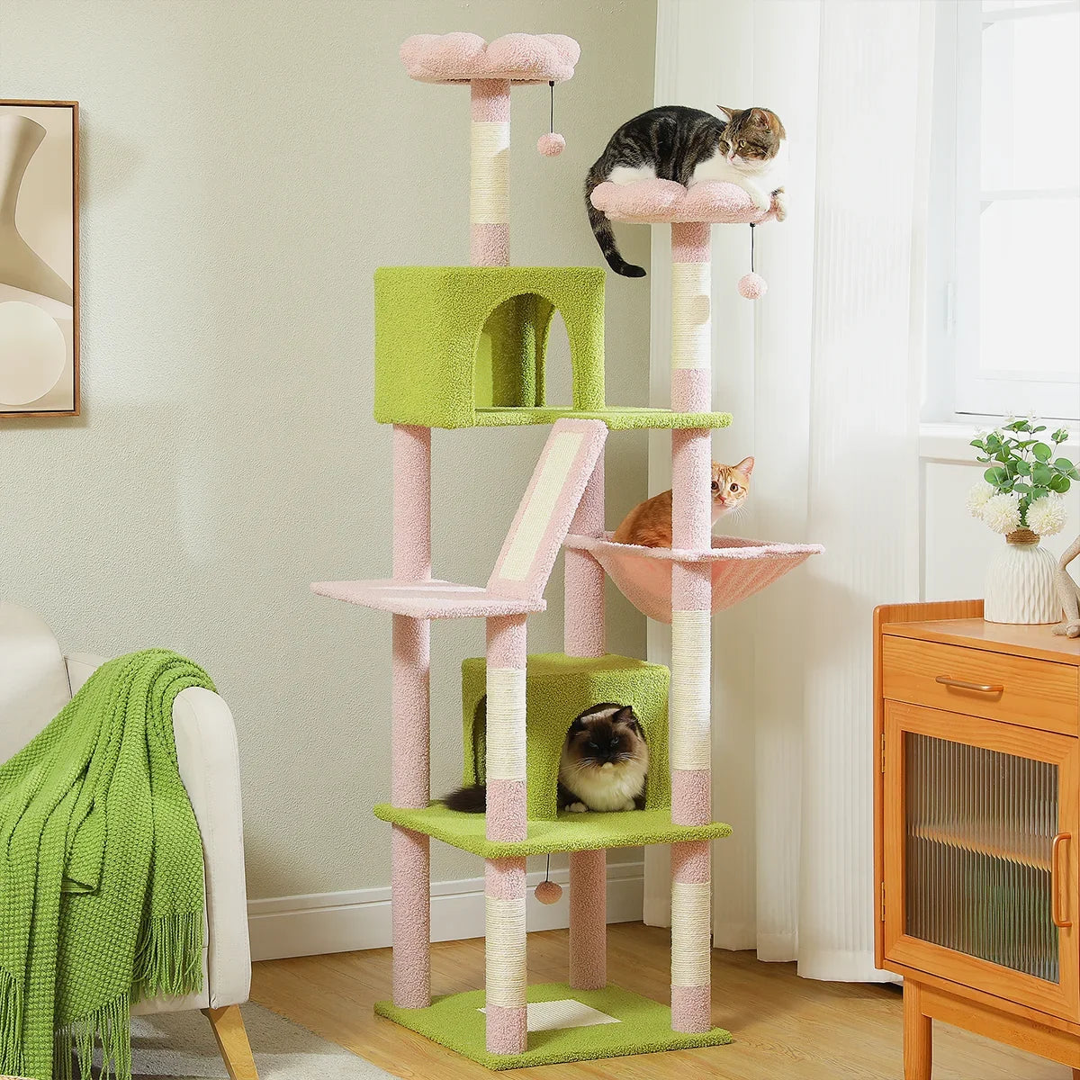 Large Cat Tree for Indoor Tall Tower