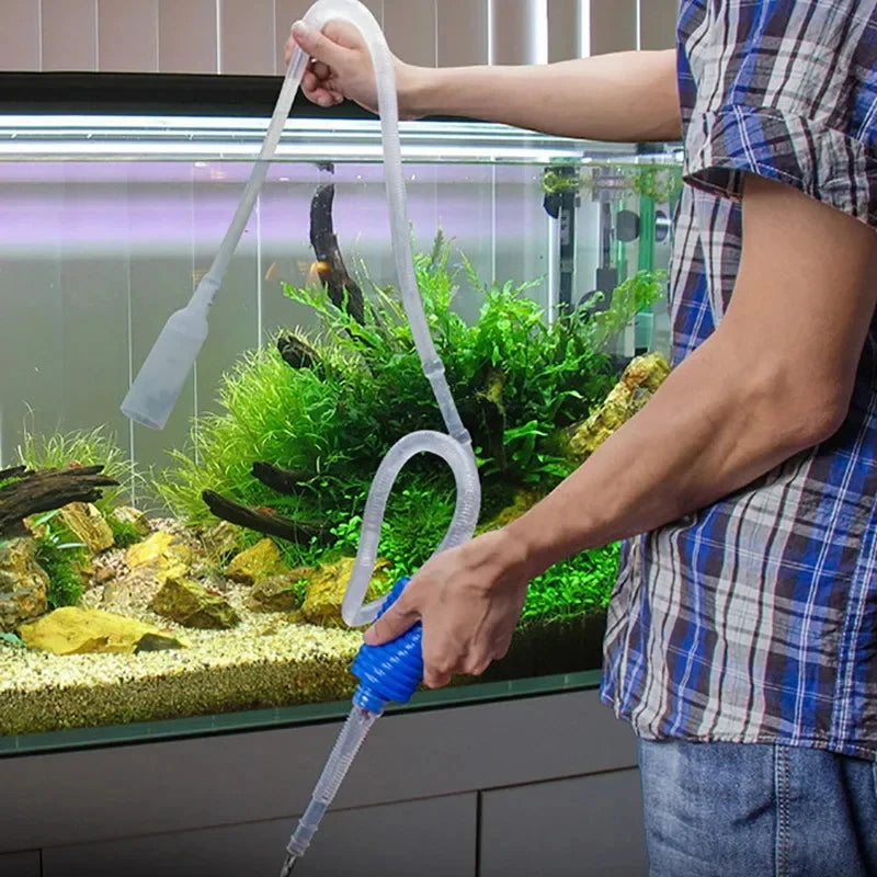 Aquarium Siphon Fish Tank Syphon Vacuum