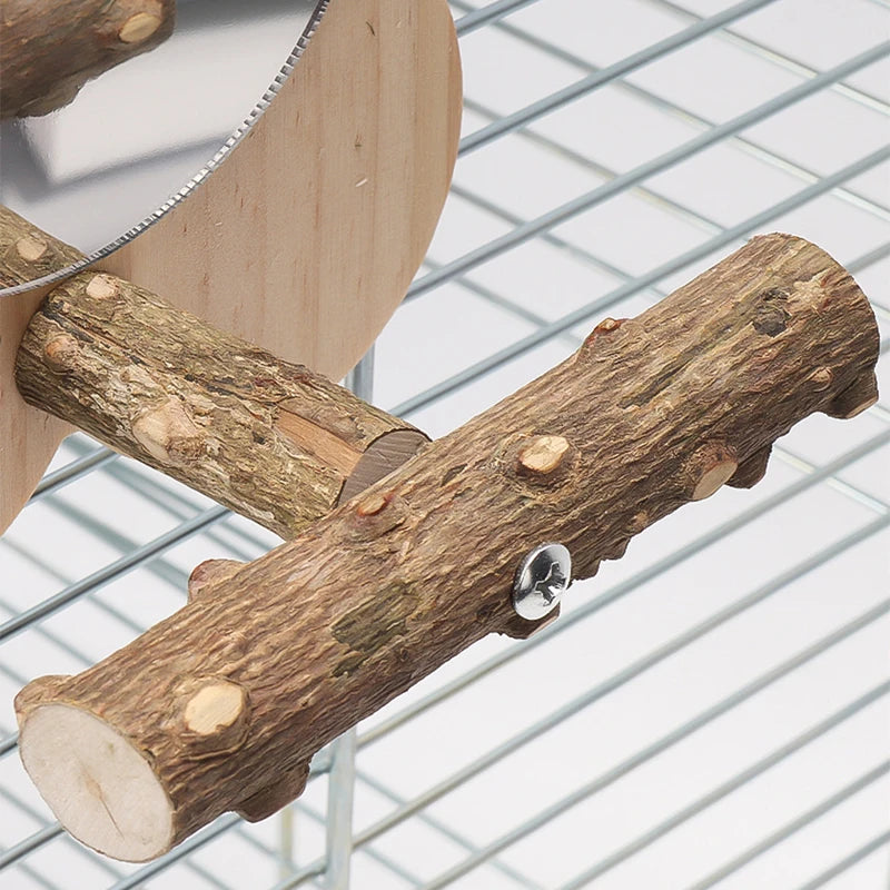 Wooden Bird Perch