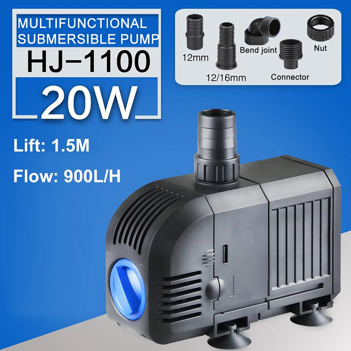 Intelligent Fish Pond Aquarium Water Pump