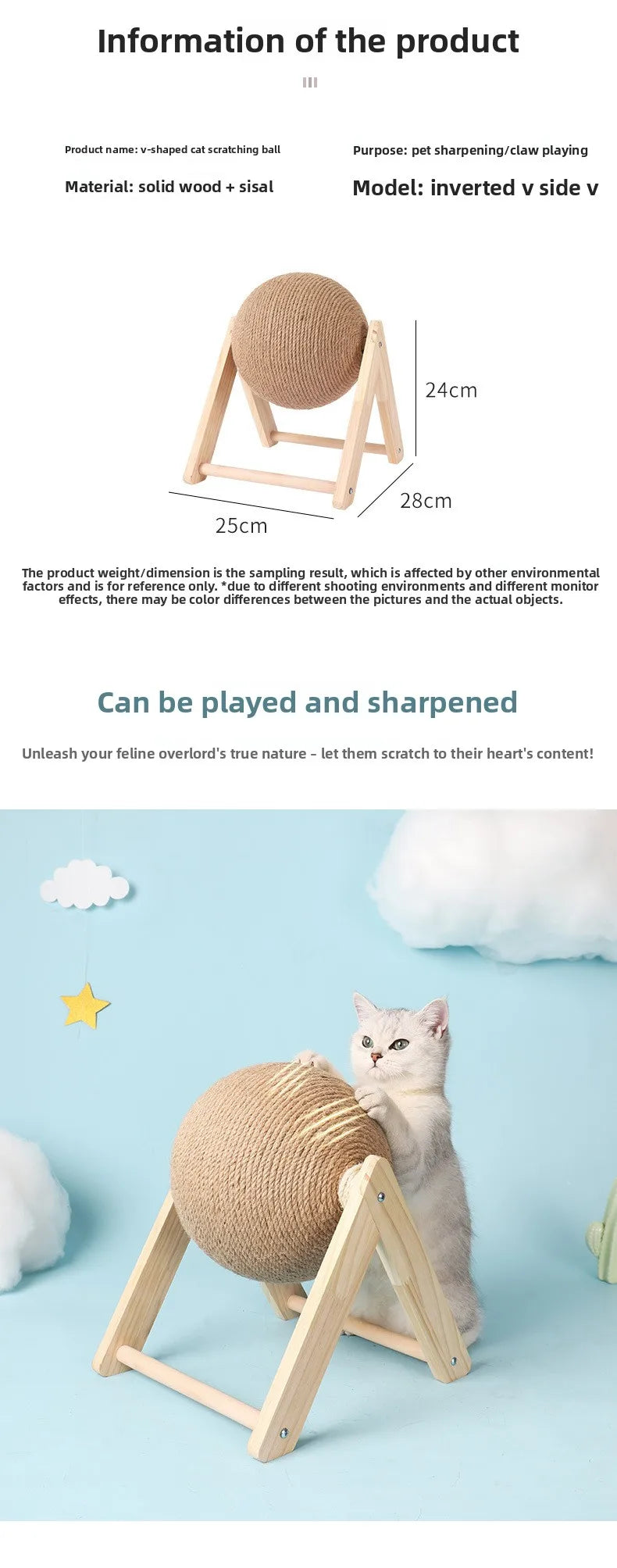 Cat scratching board