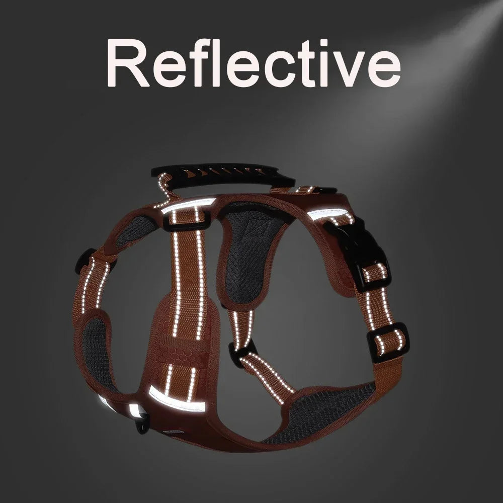 Adjustable Reflective Dog Harness