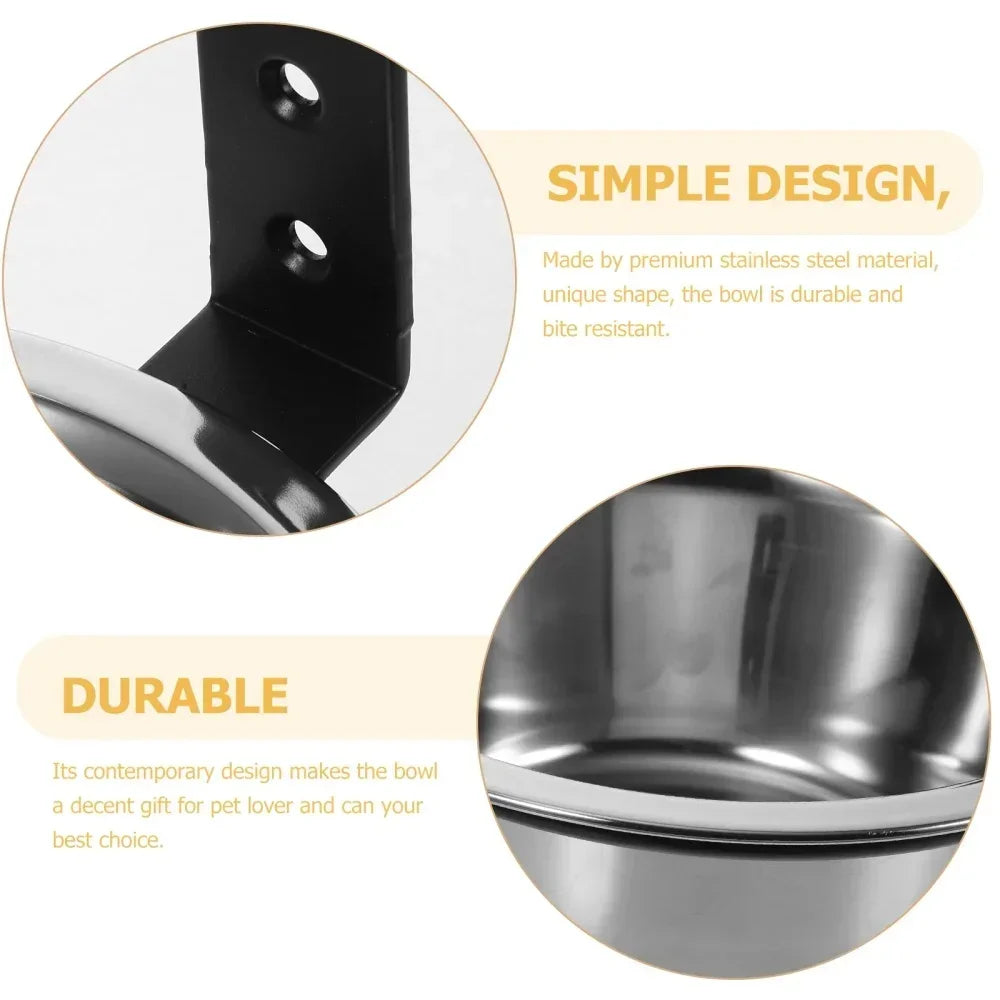 Wall Mounted Dog Bowl