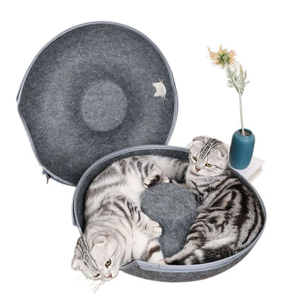 Interactive Round Small Cat Tunnel Nest