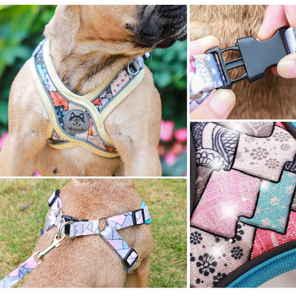 X-Shaped Harness and Leash Set