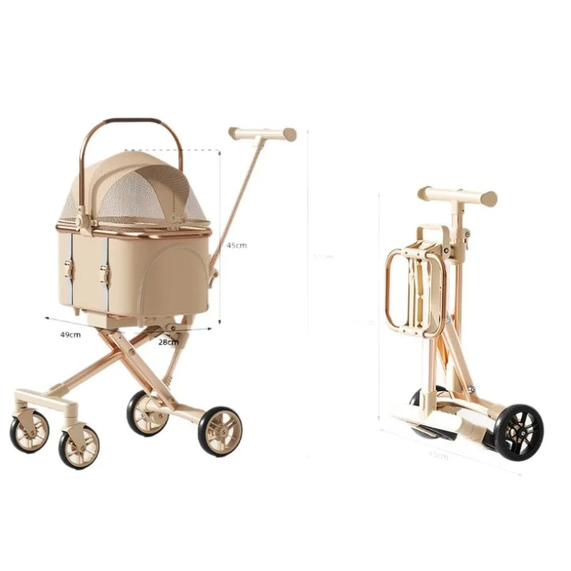3 in 1 Pet Stroller for 20LBS Dogs