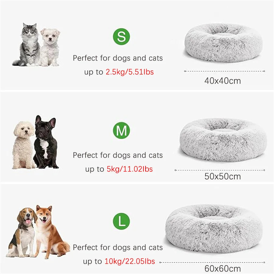 Plush Warm Faux Fur Calm Bed
