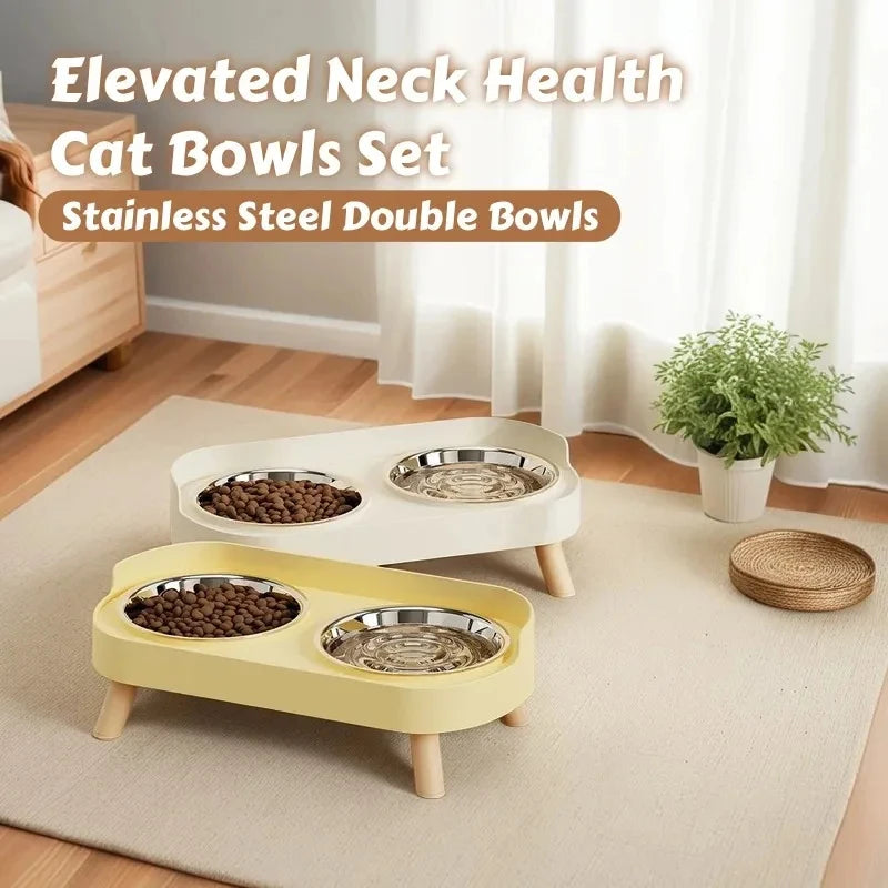Double Bowl Fashion Feeding