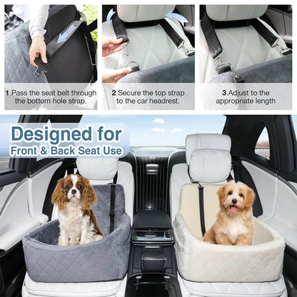 Warm Portable Dog Car Seat