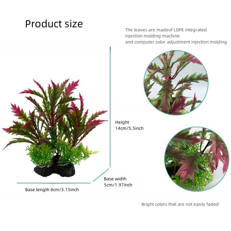Simulation Plant Aquarium Artificial DIY
