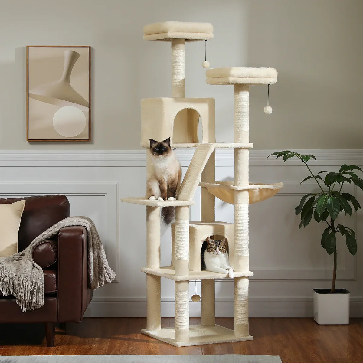 Large Cat Tree for Indoor Tall Tower