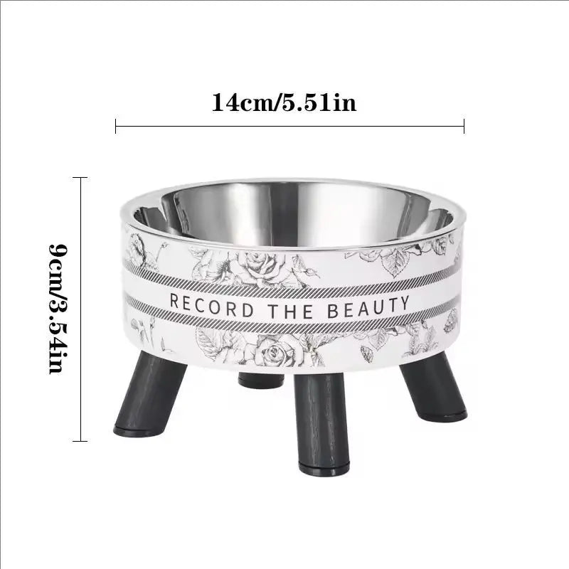 Stainless Steel Elevated Pet Bowls