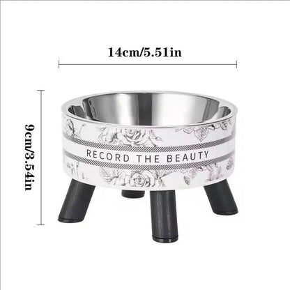 Stainless Steel Elevated Pet Bowls