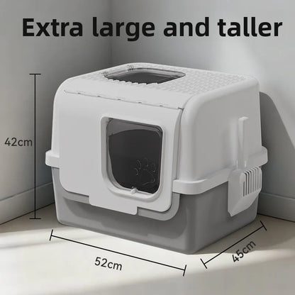 Fully Enclosed Self Cleaning Cat Litter Box