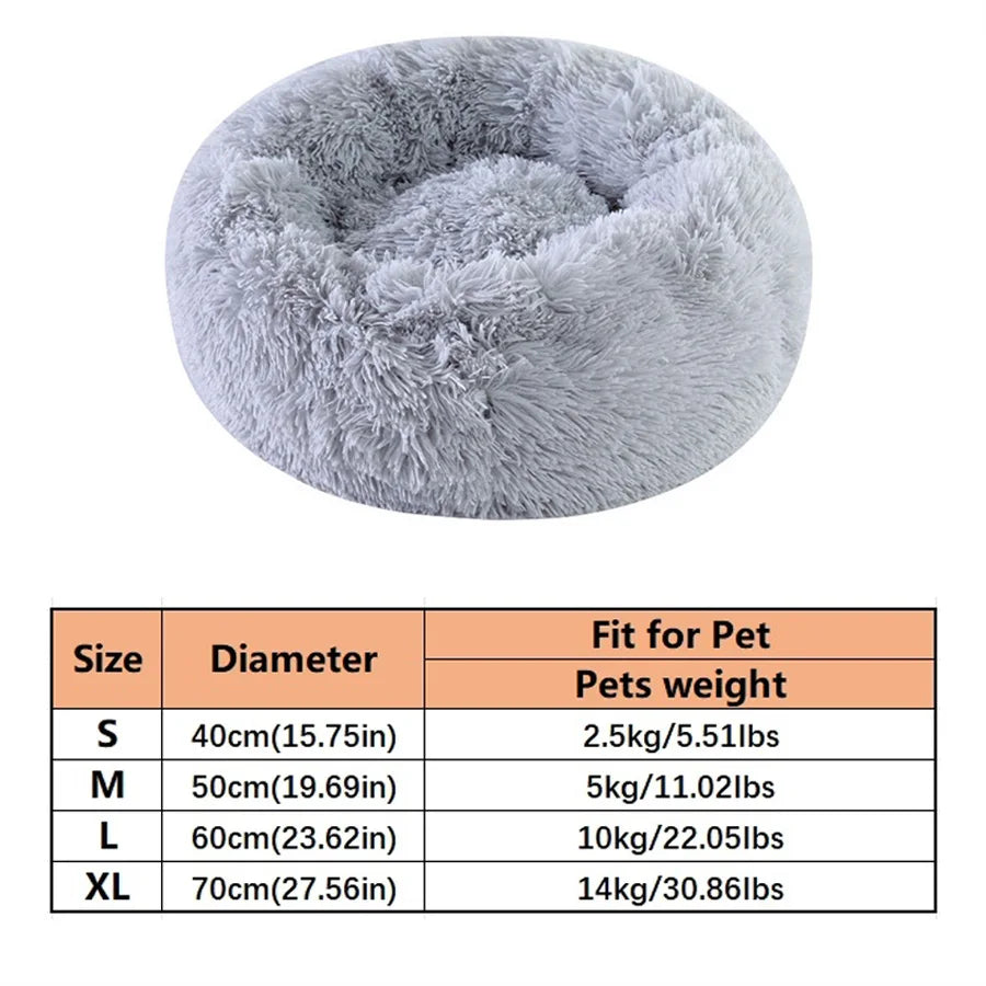 Plush Warm Faux Fur Calm Bed