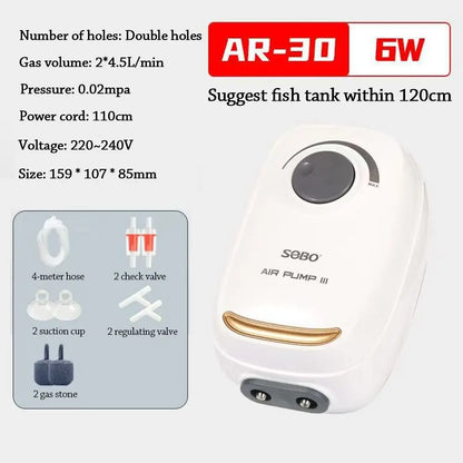 Ultra Silent Aquarium Air Pump