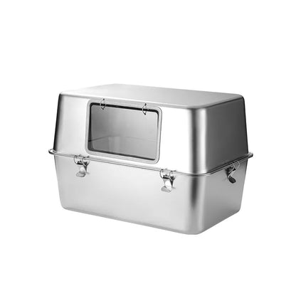 Extra Large Stainless Steel Cat Litter Box